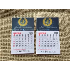 400 Mini Calendario Personalizado Imã Brindes/presentes 2020