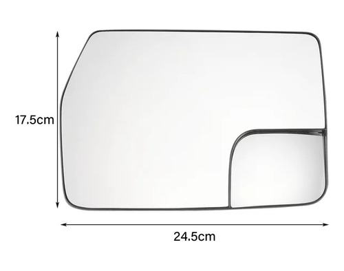 Luneta Espejo Retrovisor Ford F150 2011-2014 Izquierda Bien Foto 2