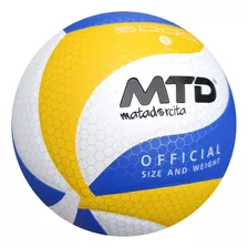 Pelota De Voley Mtd Nueva Cuero Pu Peso Y Medida Oficial 