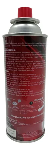 Kit 12 Latas Gás Refil 200g P/ Maçarico Gourmet Fogareiro 3
