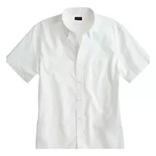 Camisa Cuello Corbata Blanca Manga Corta Todas Las Tallas