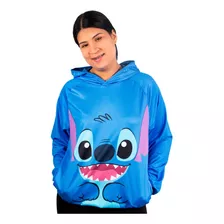 Sudadera Sublimada Stitch Hoodie