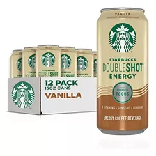 12 Pack Starbucks Double Shot Energy Vanilla Coffee 325ml