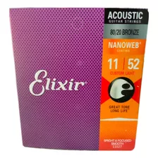 Cuerdas Elixir Guitarra Acustica/electroacustica 11-52