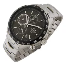 Reloj Montreal Hombre Ml1003 Crono 100%acero Mecanismo Seiko