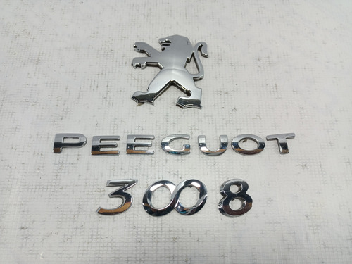 Emblema Cajuela Peugeot 3008 1.6l 09-16 Foto 2