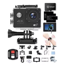 4k 20mp Wifi Sports Waterproof Camera Con Tarjeta De Memoria