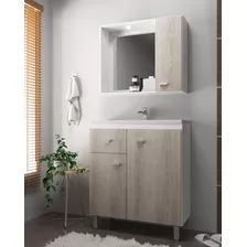 Mueble De Baño Con Luz Led - Gran Tamaño - Calidad Premium