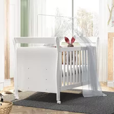 Berço Mini Cama Slim Tigus Baby Branco Fh