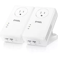 Adaptador Zyxel Pass-thru Ethernet Av2000 Powerline 2 Puerto