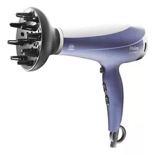 Secador De Cabelo Philco Chrome Blue 2100w Psc08aze Azul 220v