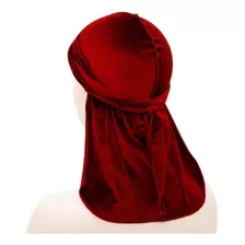 Durag De Veludo Vermelha