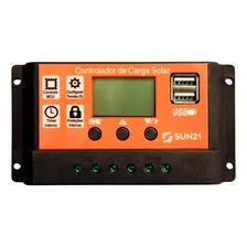 Controlador Bateria Painel Solar 30a Usb 12/24v Pwm 