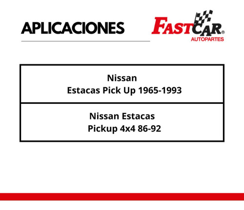 2 Amortiguadores Delantero Nissan Estaquita Pickup 4x4 86-92 Foto 4