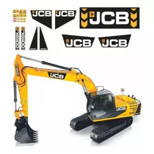 Adesivos Escavadeira Hidráulica Para Jcb Js200lc 2014 19157