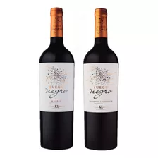 Combo - Fuego Negro Malbec + Cabernet Sauvignon 750 Ml