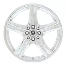 Jogo De Roda Aro 15 Cromada 9129 Zuma Wheels Cor Cromo Ecologico