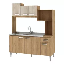 Cozinha Compacta 6 Portas 1g Sem Tampo Fellicci Londres Cc91