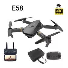 Drone E58 Rc Con Cámara 4k Wifi Mini Drone Para