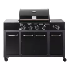 Parrilla A Gas Buffalo Black Bbq Grill Bbq401gcqlmblack