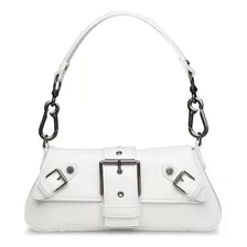 Bolsa Shoulder Bag Steve Madden Bgerel Con Logo Para Mujer Acabado De Los Herrajes Niquel Color Blanco Correa De Hombro Blanco Diseño De La Tela Liso