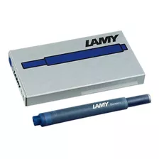 Tinta Azul Oscuro Lamy: Caja De 5 Cartuchos T10