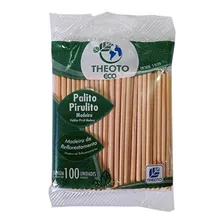 Palito Pirulito De Madeira Theoto 9cmx3,5mm 500und