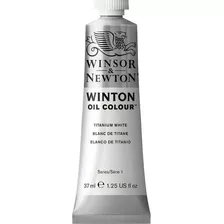 Pintura Oleo Winsor & Newton Winton 37ml Colores A Escoger Color Titanium White - Blanco De Titáneo No 40