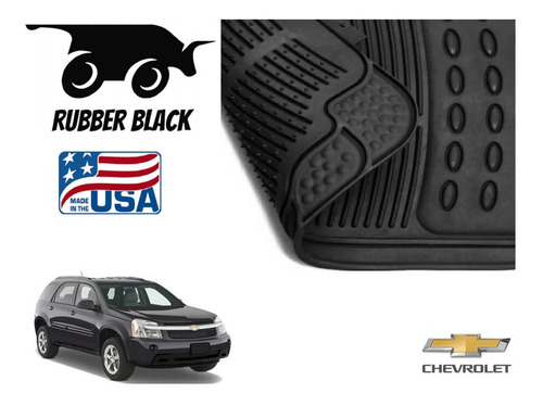 Tapetes Uso Rudo Chevrolet Equinox 2007 Rubber Black Origina Foto 4