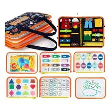 Libro Sensorial Fieltro- Actividades Estimulación Montessori