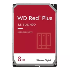 Disco Duro Interno Western Digital Wd Red Plus Wd80efzx 8tb Rojo