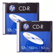 2 Cd-r Hp Caixa De Acrilico