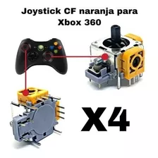 4 X Joystick Cf Nuevo Naranja Compatible Con Xbox 360 