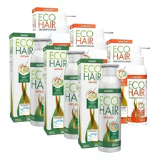 Combo Eco Hair Loción + Shampoo Crecimiento Anticaída 3 C/u