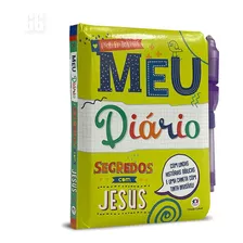 Meu Diário Infantil E Adolescente Segredos Com Jesus Com Caneta Com Tinta Invisível E Luz Ultravioleta