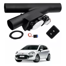 Difusor Escapamento Universal Carbono Botão Fiat Punto Stilo