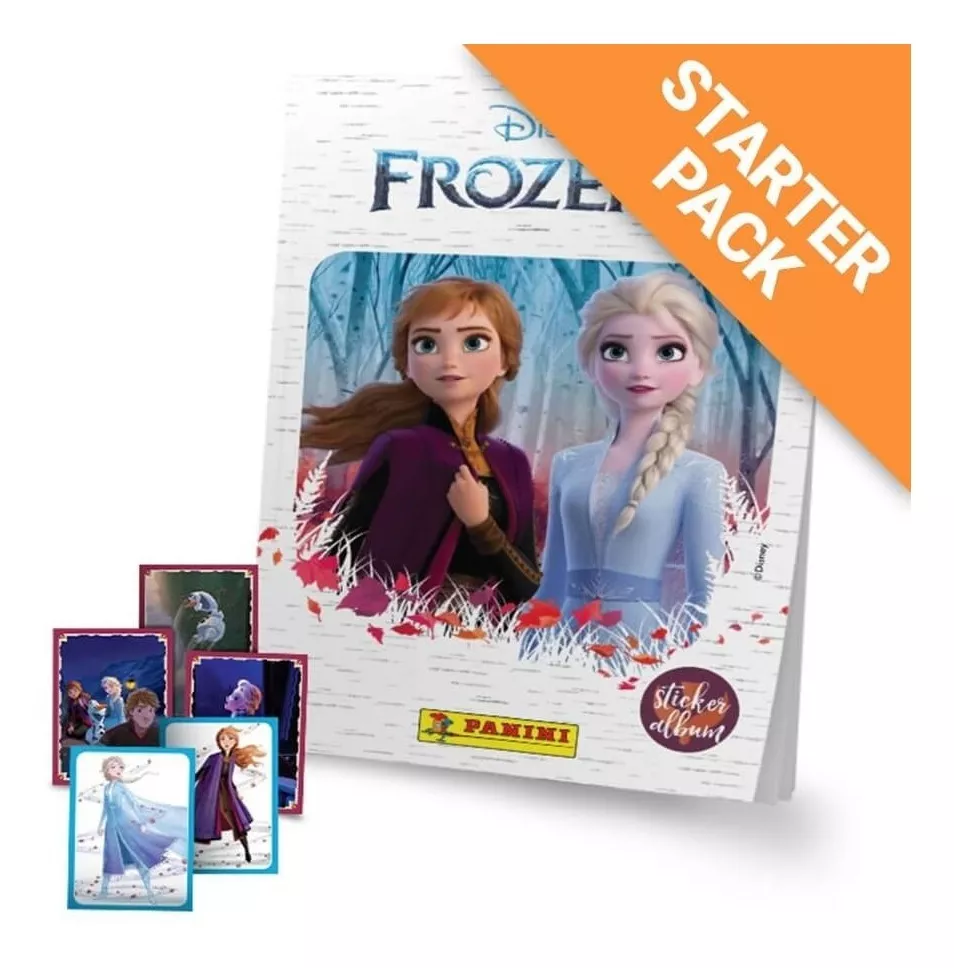 Álbum Capa Cartão Disney Frozen Ii + 20 Envelopes + 20 Cards