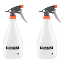 Kit 2 Pulverizador Borrifador Casa Manual Tramontina 1 L Cor Branco