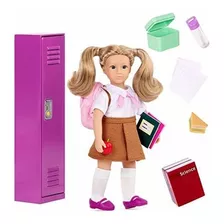 Lori Dolls - Juego De Casillero Escolar De Alina - Mini Muñe