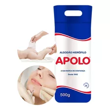 Algodão Rolo Apolo 500g Hidrófilo Branco 100% Puro