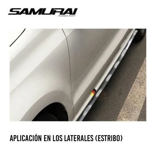 Lip Universal Facia Faldon Spoiler Estribo Carbono 2,5 Mts Foto 6