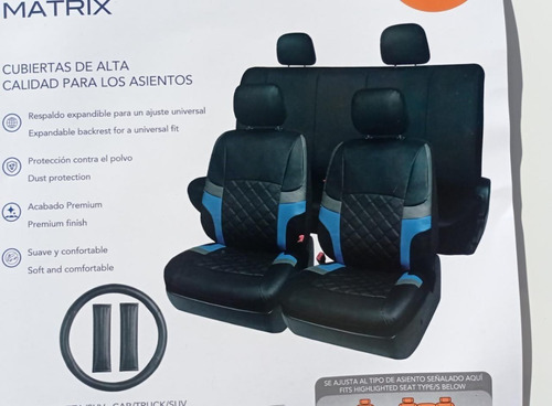 Renault Clio 2006-2010 13 Pzs Fundas De Asiento De Vinil Foto 7