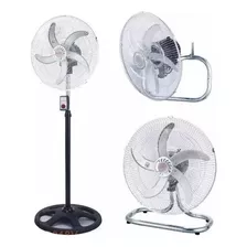 Ventilador De Pie Mesa O Pared 3 En 1 Potencia 90 Watts 