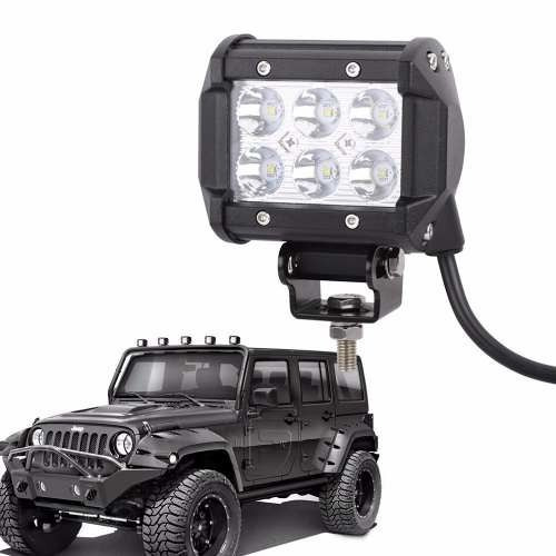 Par Faro Coche Jeep Off Road Led Luz Camioneta Explorador Foto 2