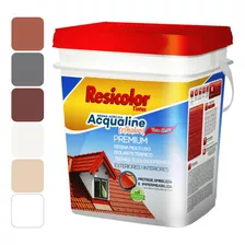 Resicolor Resina Acrílica Brilhante Cores 18l Cor Areia