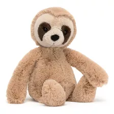 Peluche Jellycat Bashful Sloth, Tamaño Mediano, 30 Cm