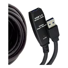 Cabo Extensor Usb 3.0 Amplificado Para Cam De 15 Metros