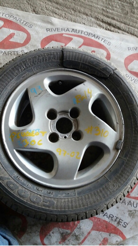 Rin De Aluminio Peugeot 306 1997-2002 #310 R14 Foto 2