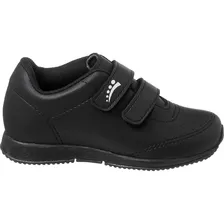 Tênis Infantil Ortopasso Jogging Menino/ Menina Preto 