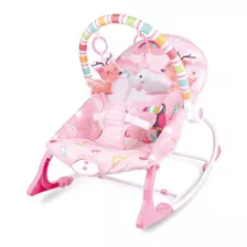 Cadeira De Descando Para Bebê Vibratória Balanço Deitado Musical 18kg Happy Baby Style